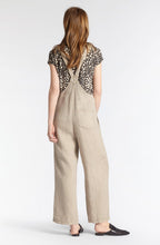 Light Khaki Linen Jumpsuit