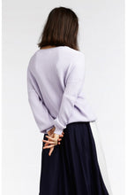 Lilac Ribbed Knit Jumper