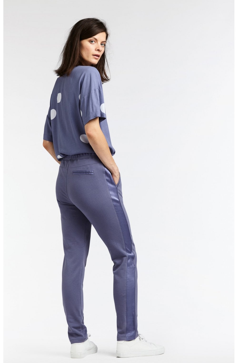 Lilac Spot Print Blouse