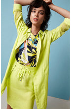 Lime Bold Print Blouse