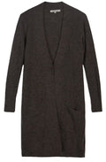 Long Grey Knit Cardigan