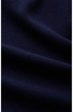 Martime Blue Fine Ribbed Top