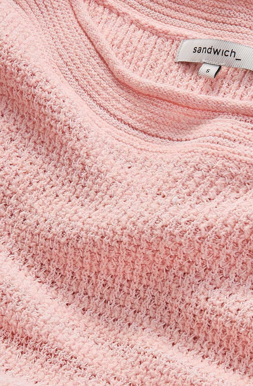 Mauve Chalk Woven Knit Jumper