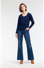 Merlin Blue Patterned Top