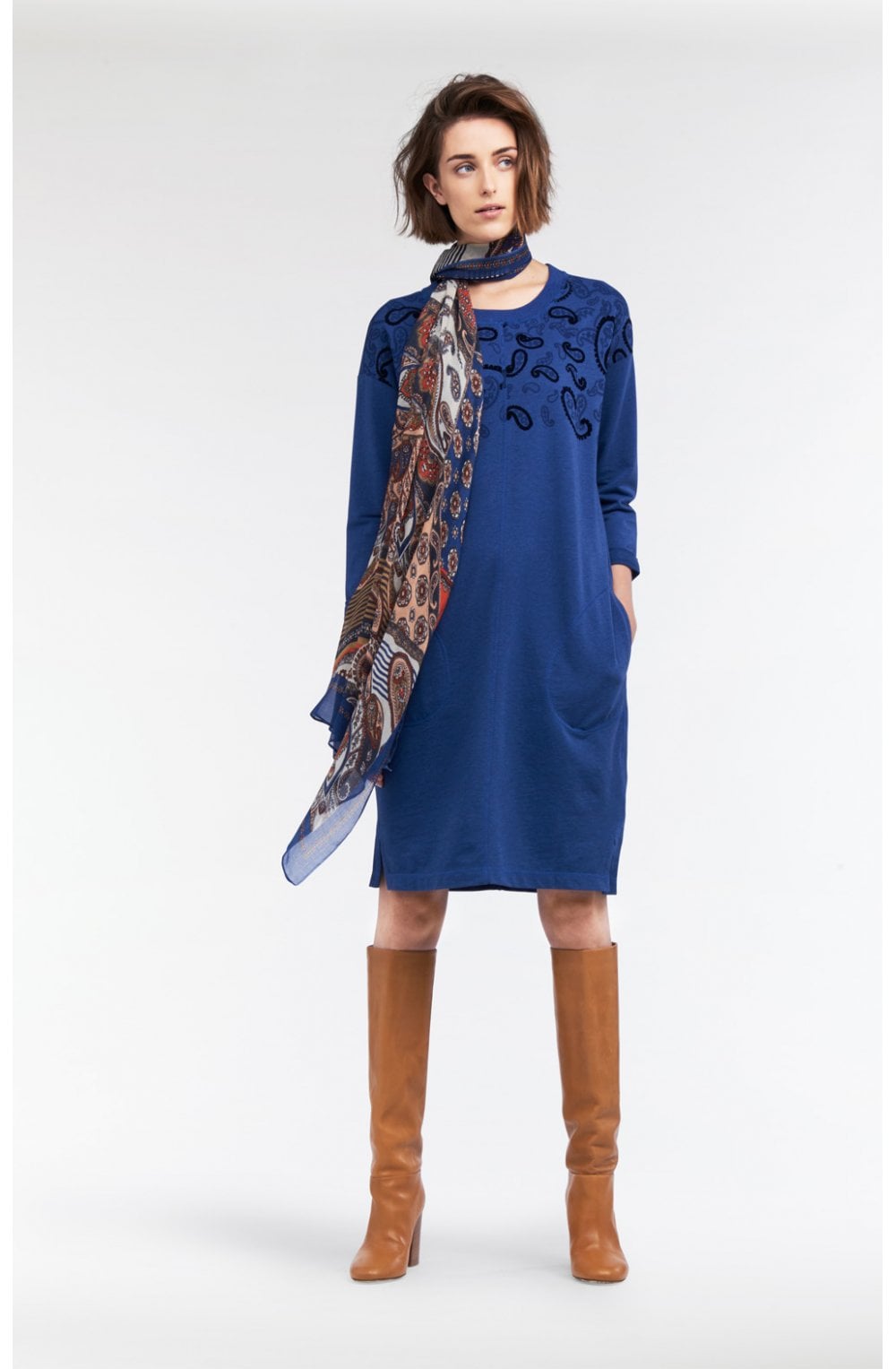 Merlin Blue Shift Dress