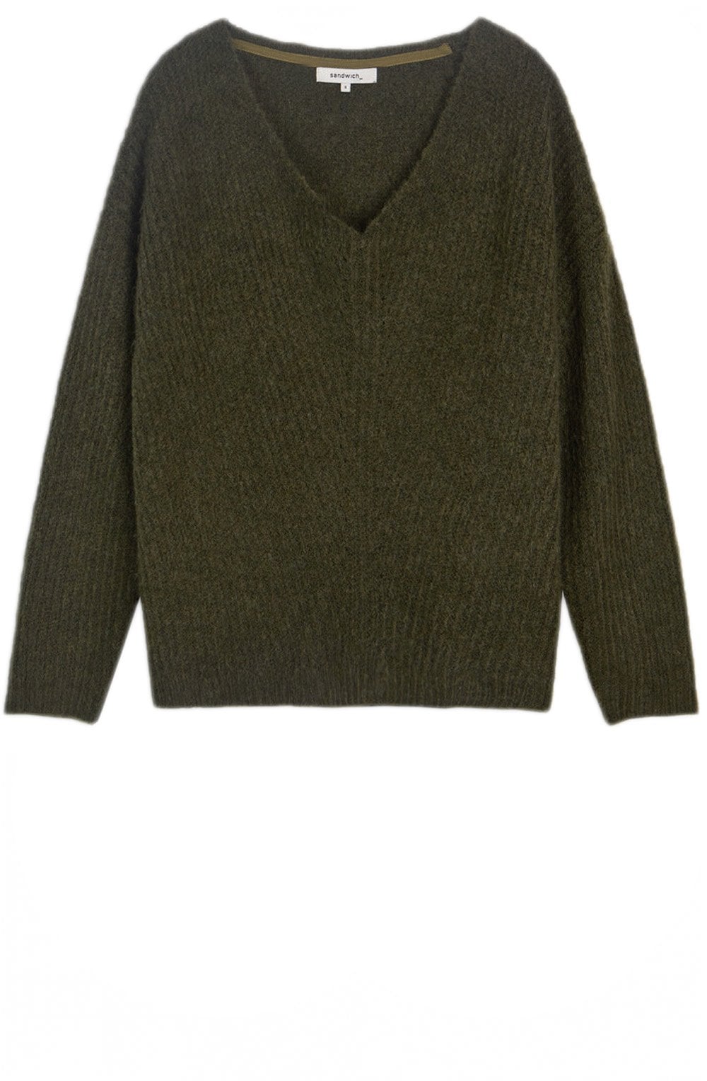 Military Green Knit Jumper