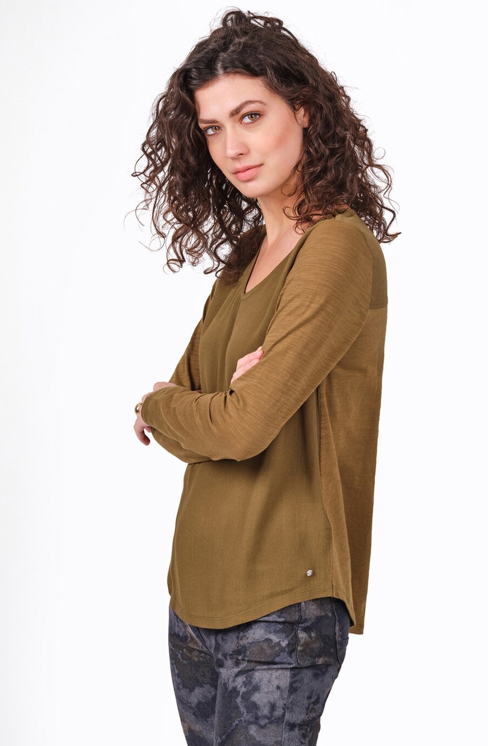 Military Green Top