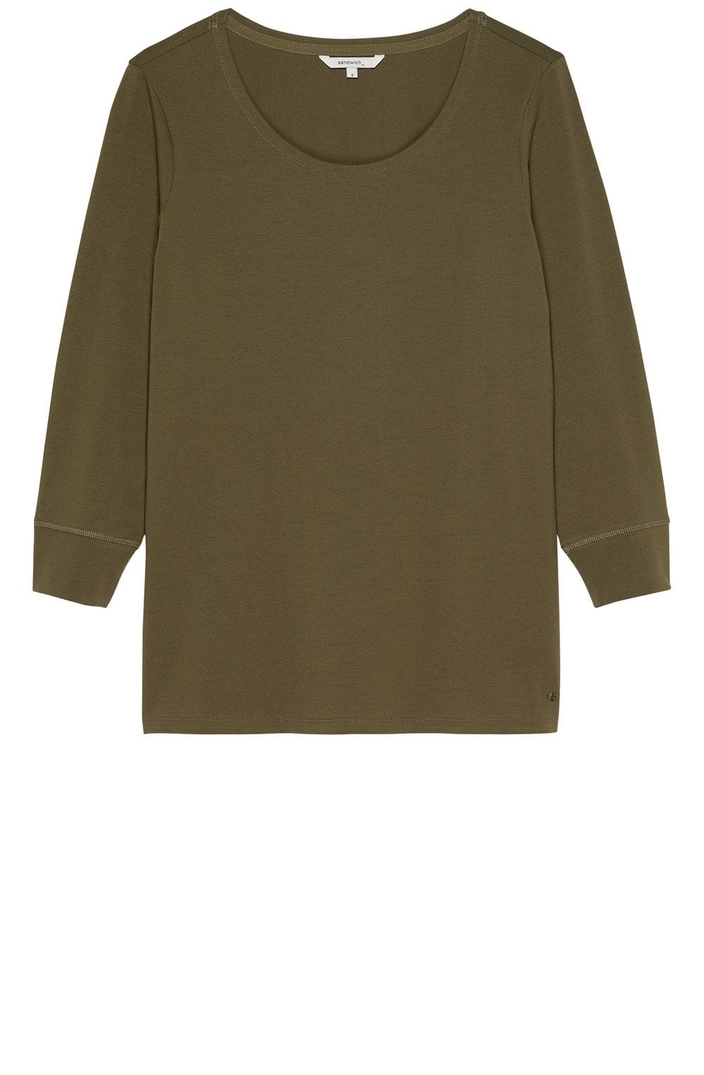 Military Olive Sleeve Top