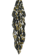 Military Olive Patterned Scarf