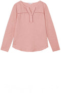 Misty Rose Linen Top