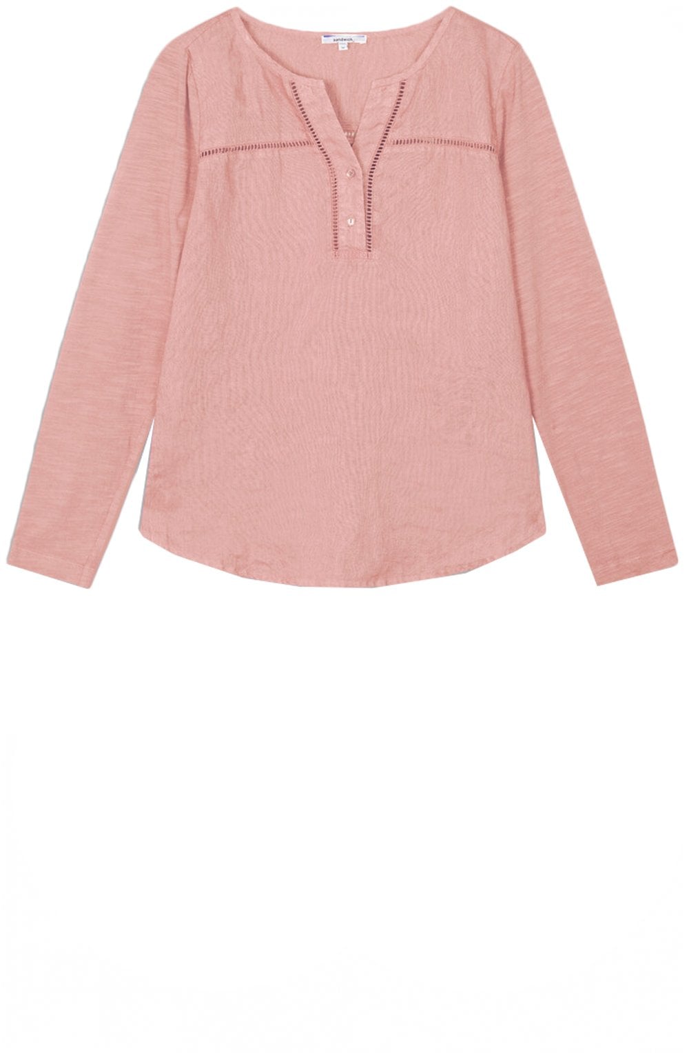 Misty Rose Linen Top