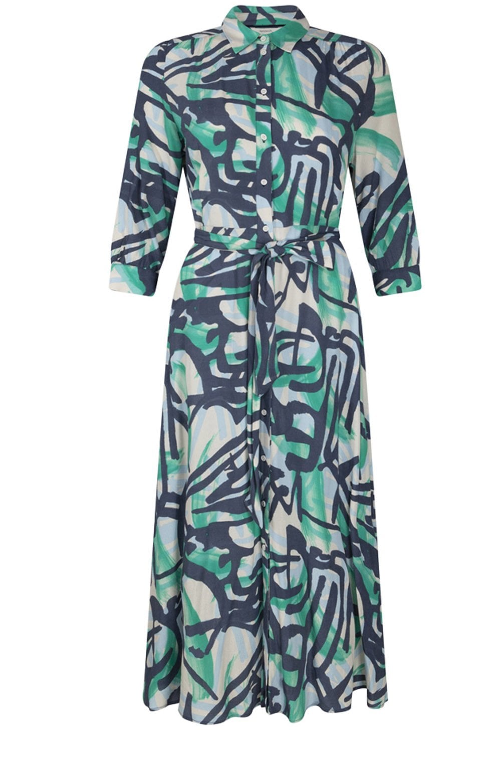 Moon Beam Button Down Shirt Dress
