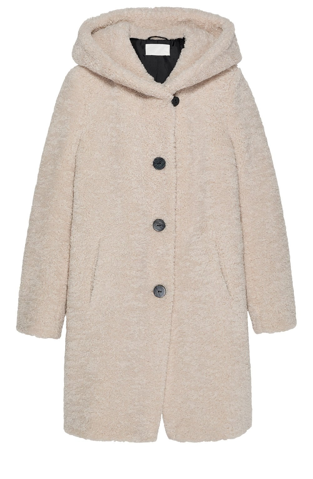 Moon Beam Hooded Teddy Coat