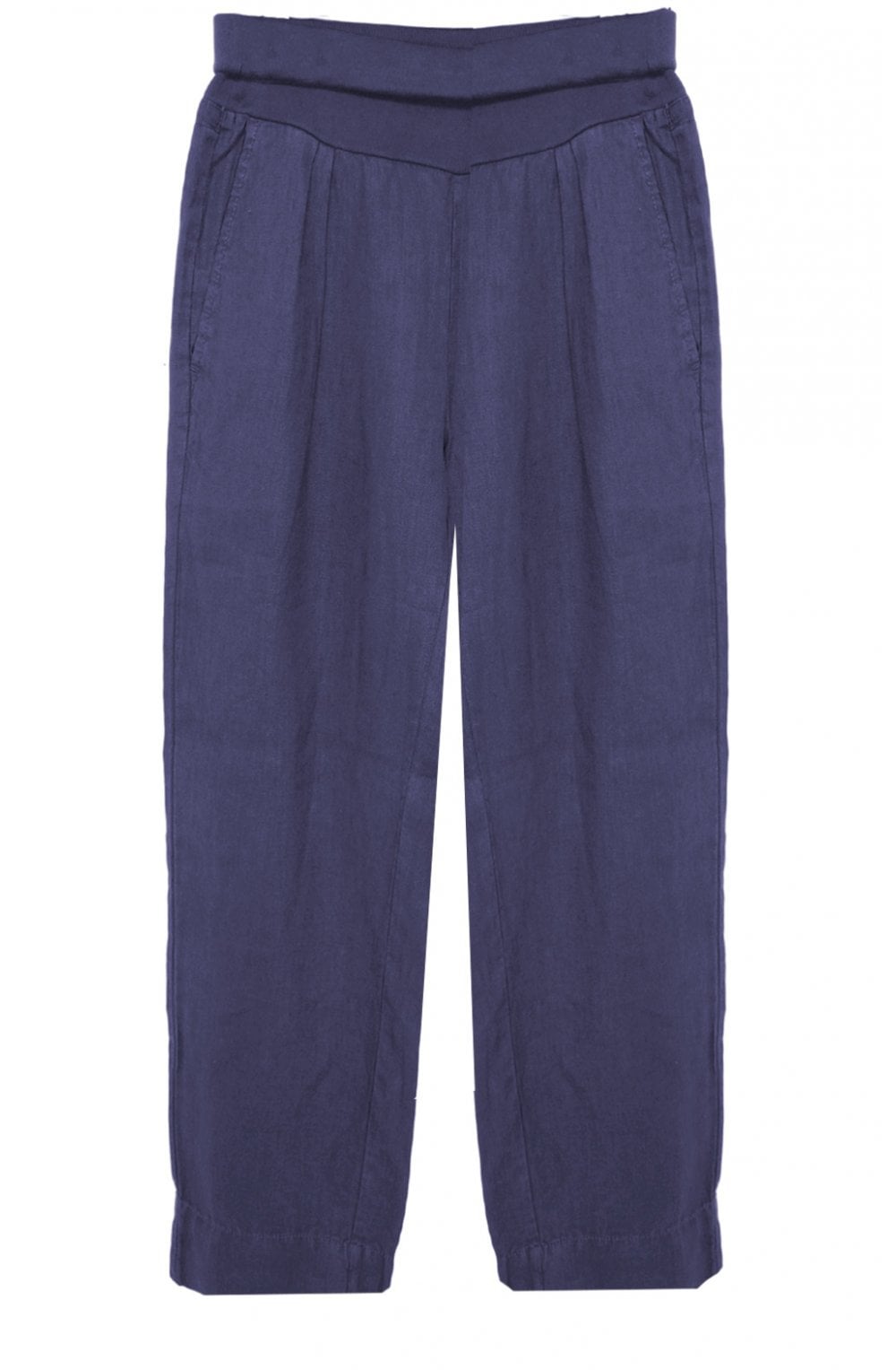 Navy Linen Culottes