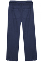 Navy Linen Culottes