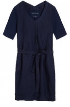 Navy Linen Dress