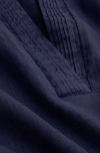 Navy Linen Dress