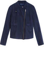 Navy Linen Jacket
