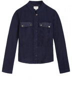 Navy Linen Jacket