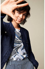 Navy Linen Jacket