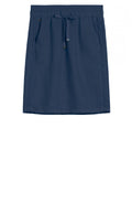 Navy Linen Skirt