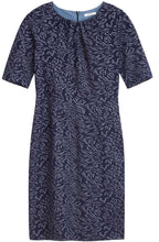 Navy Patterned Dress