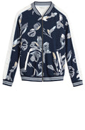 Navy Patterned Jacket