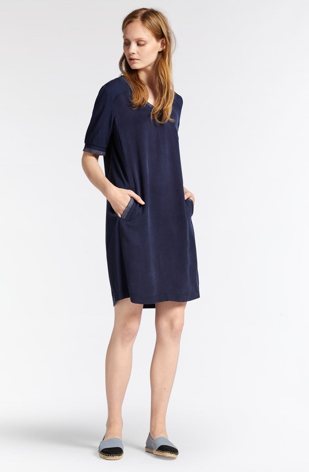 Navy Shift Dress