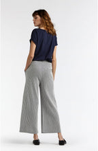 Navy Silky Front Top