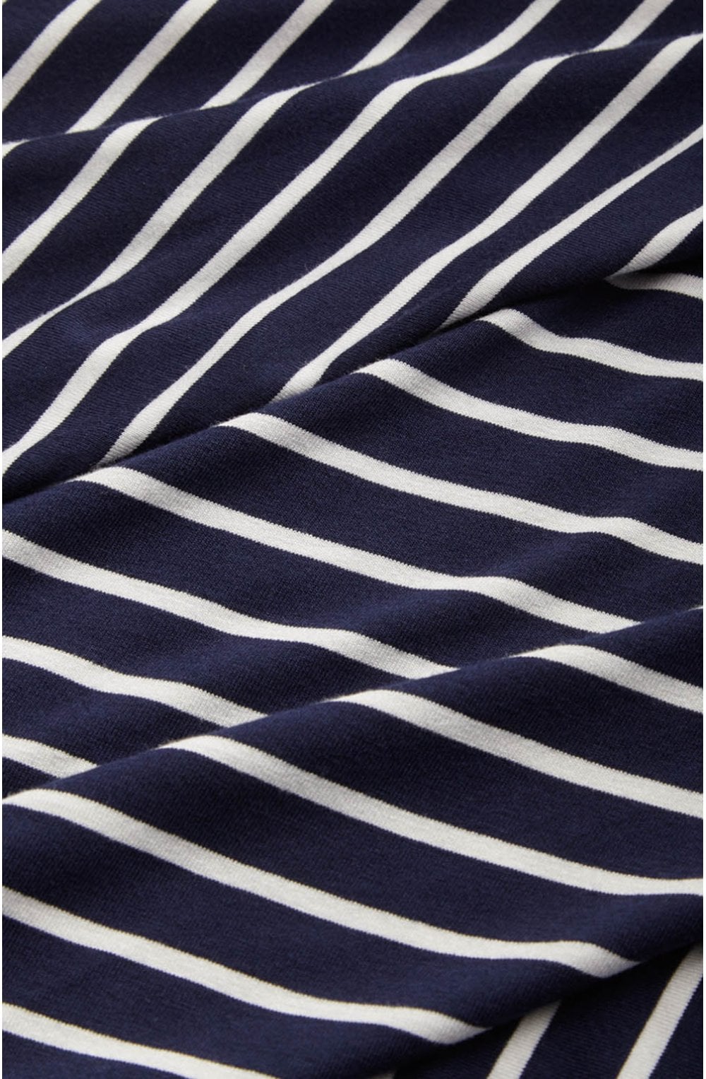 Navy & White Striped Dress
