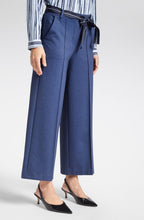 Navy Wide Leg Trousers