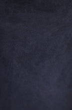 Night Sky Blue Faux Suede Dress