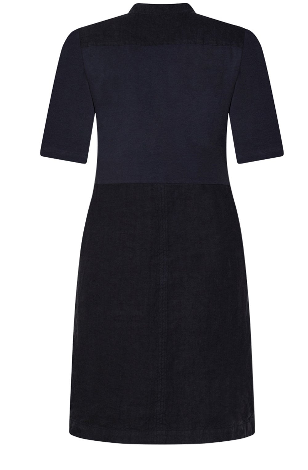 Night Sky Linen Dress With Button Details