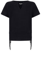 Night Sky Linen Tie Detail Top
