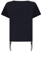 Night Sky Linen Tie Detail Top