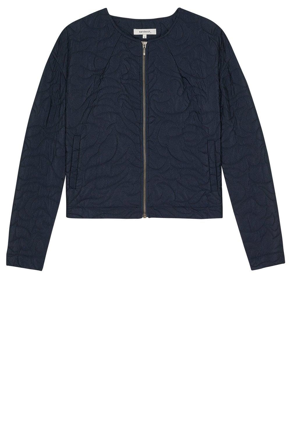 Night Sky Patterned Quilted Jacket