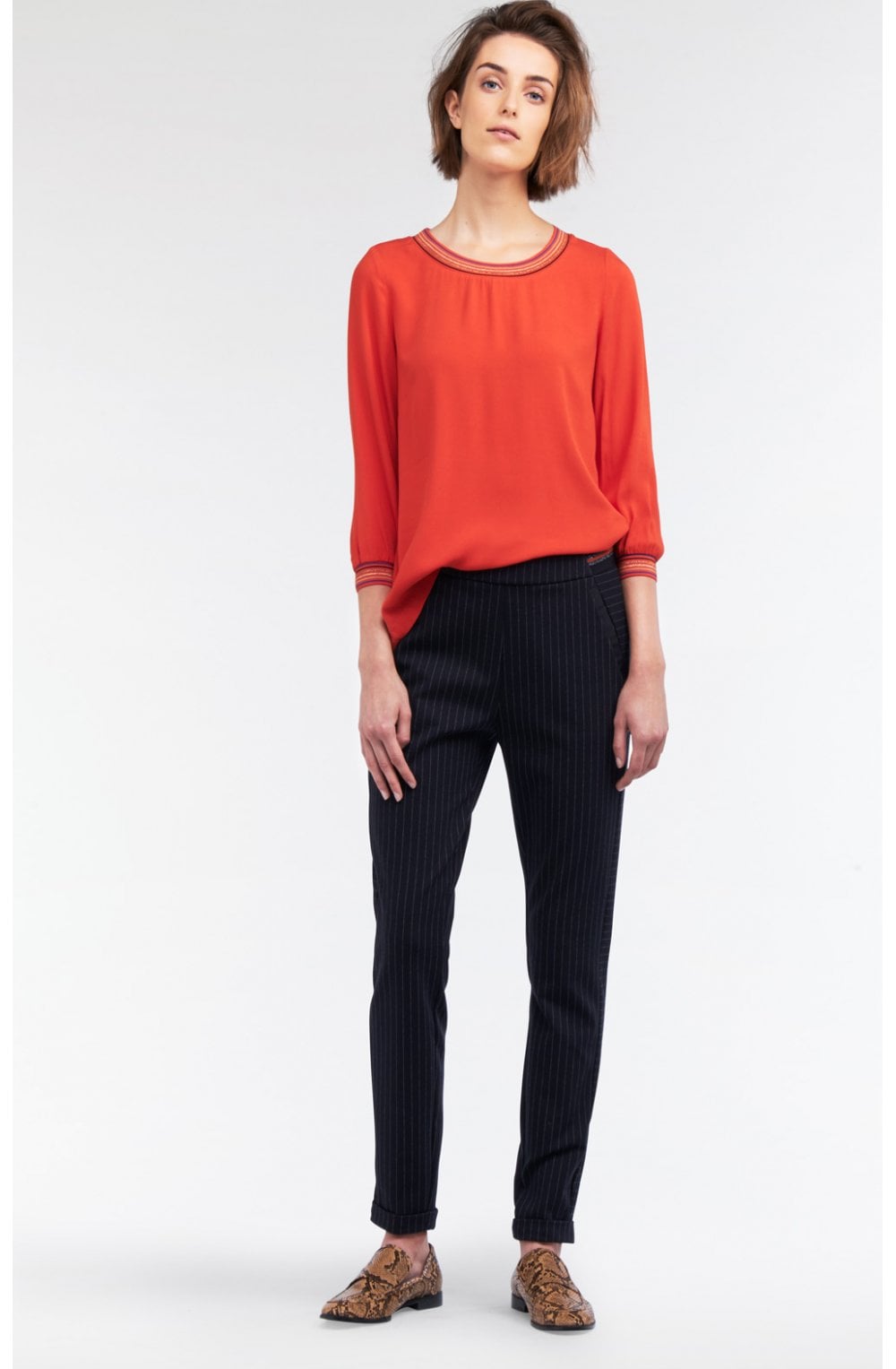 Night Sky Pin Stripe Trousers