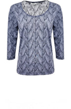 Night Sky Semi Sheer Patterned Top