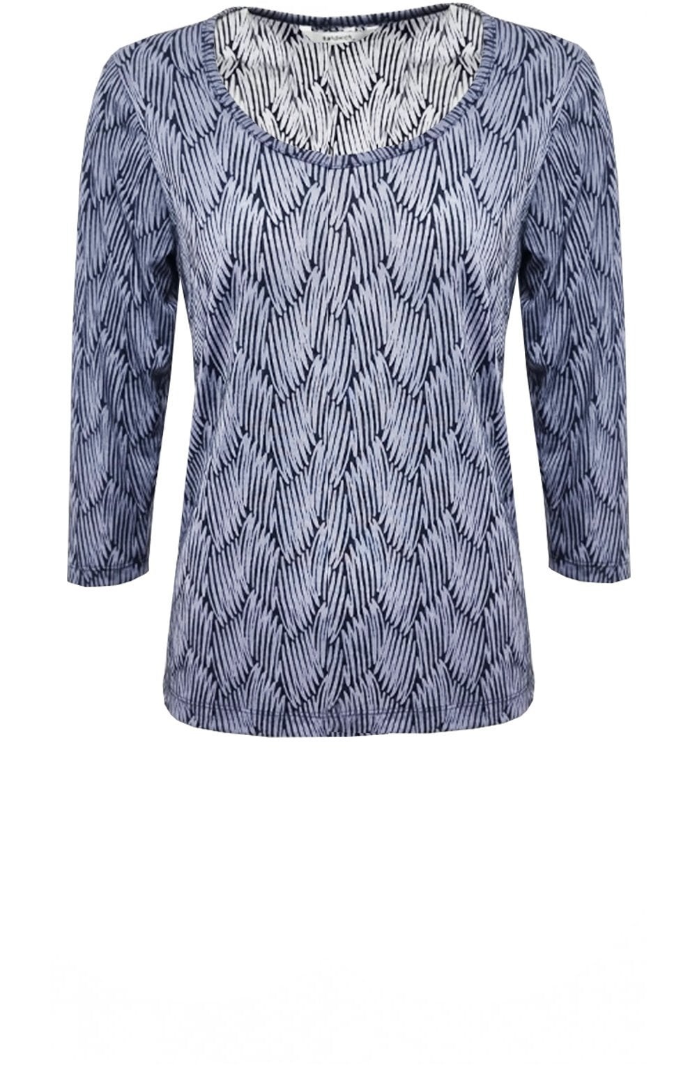 Night Sky Semi Sheer Patterned Top
