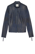 Night Sky Suedine Biker Jacket