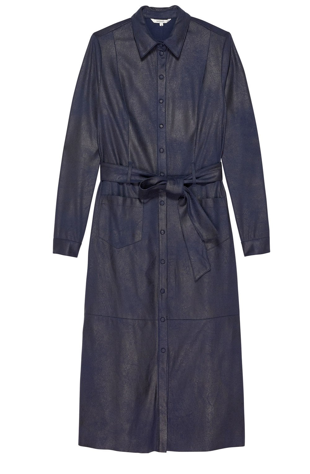 Night Sky Suedine Shirt Dress