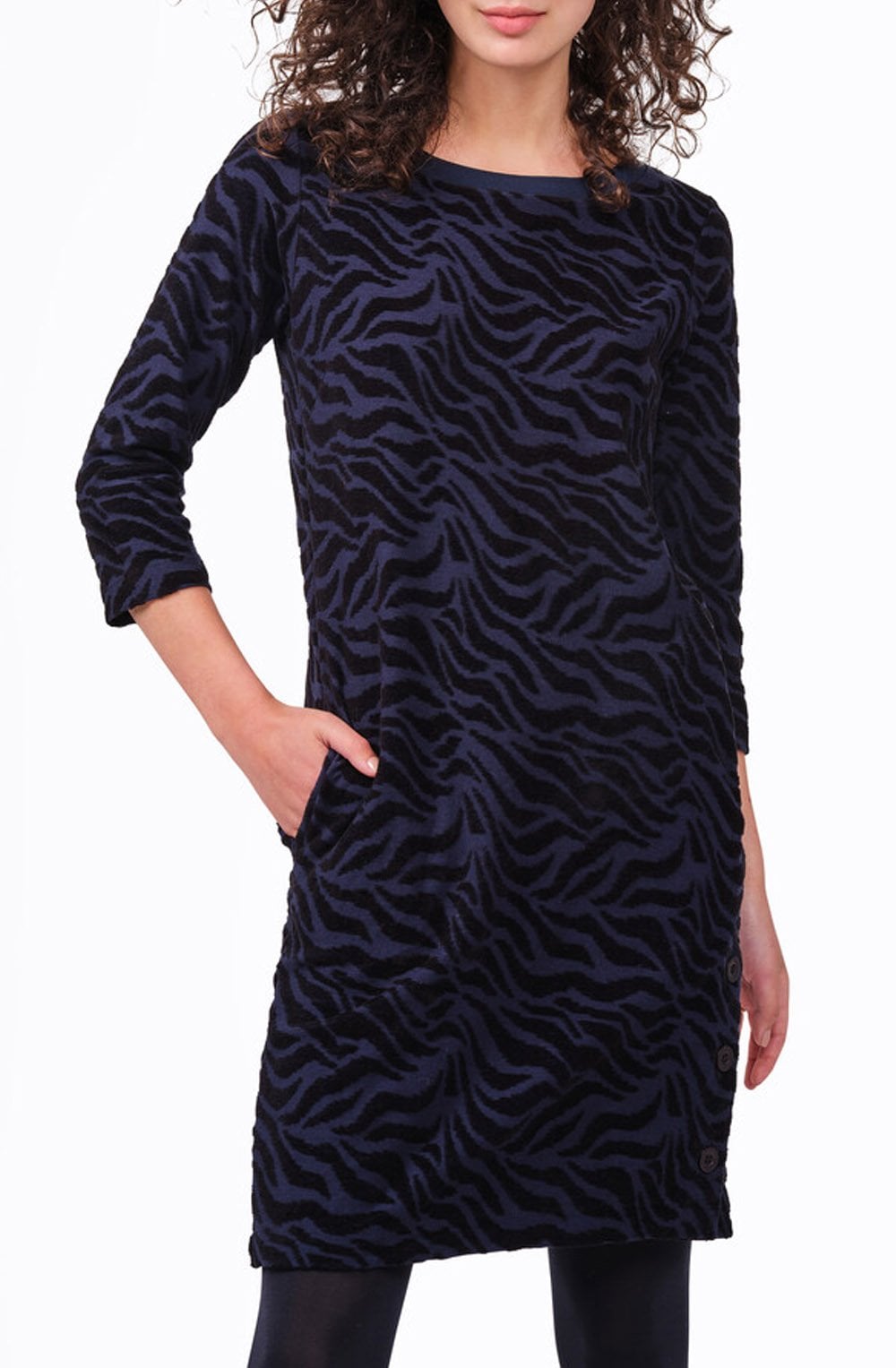 Night Sky Tiger Print Dress