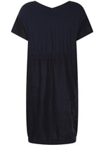 Night Sky V Neck Linen Dress
