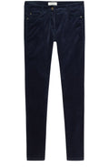 Night Sky Velvet High Waist Skinny Trousers
