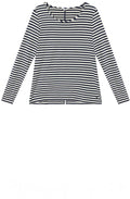Nightsky Blue and Cream Striped Top