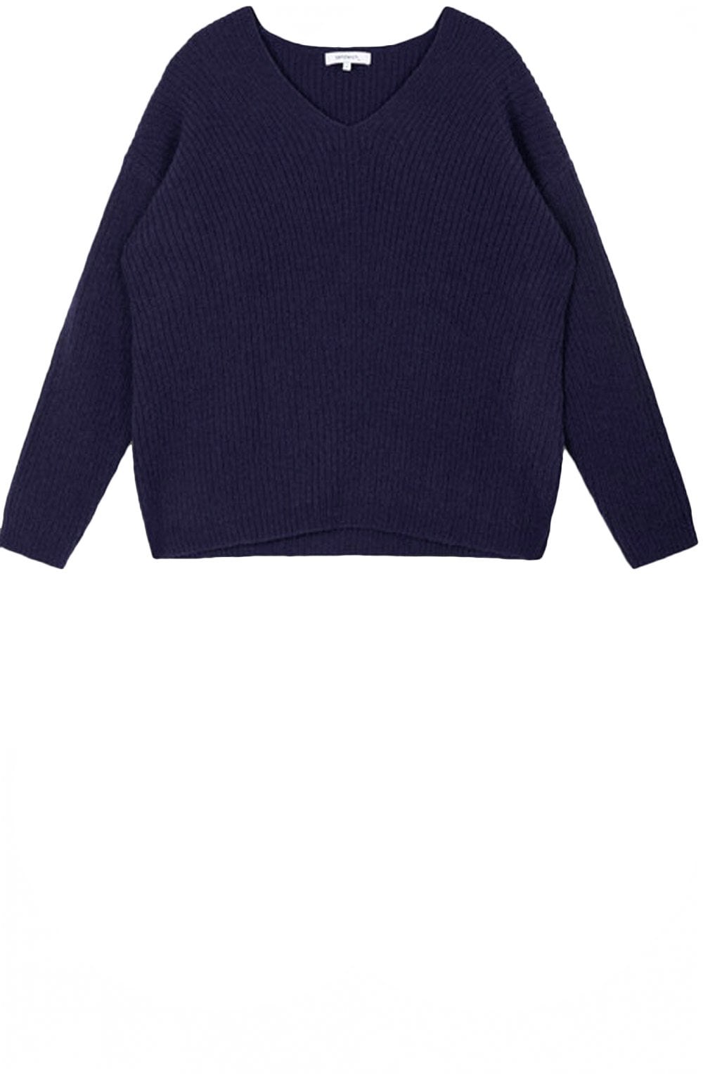 Nightsky Blue Knit V neck Jumper