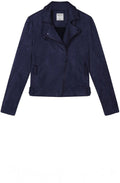 Nightsky Blue Mock Suede Jacket