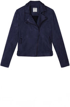 Nightsky Blue Mock Suede Jacket