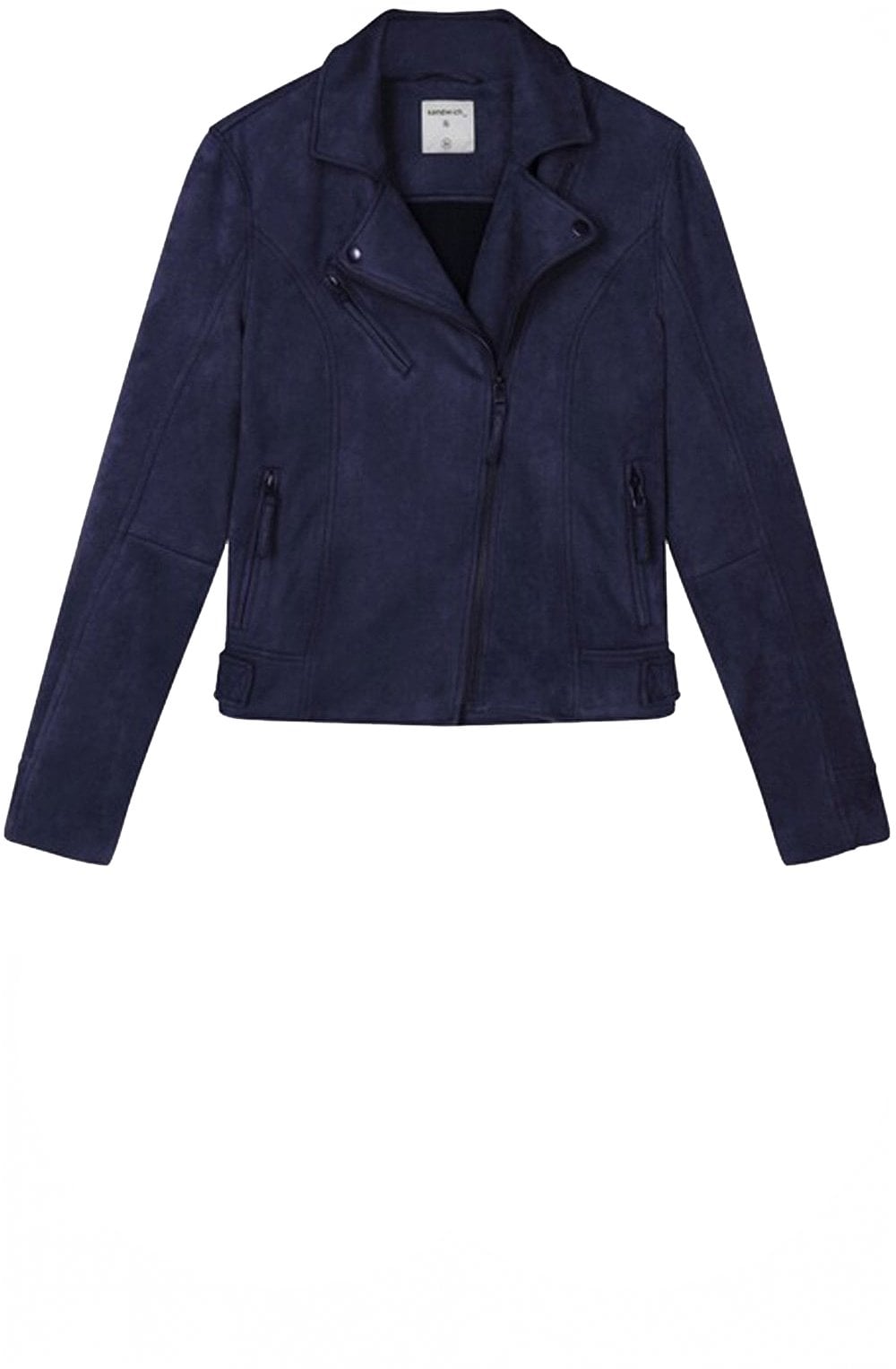 Nightsky Blue Mock Suede Jacket