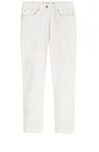 Off White Cropped Jeans